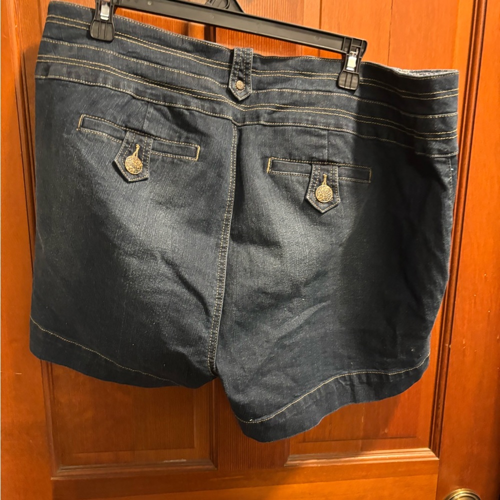 Boom Boom Jeans Dark Blue Jean Shorts